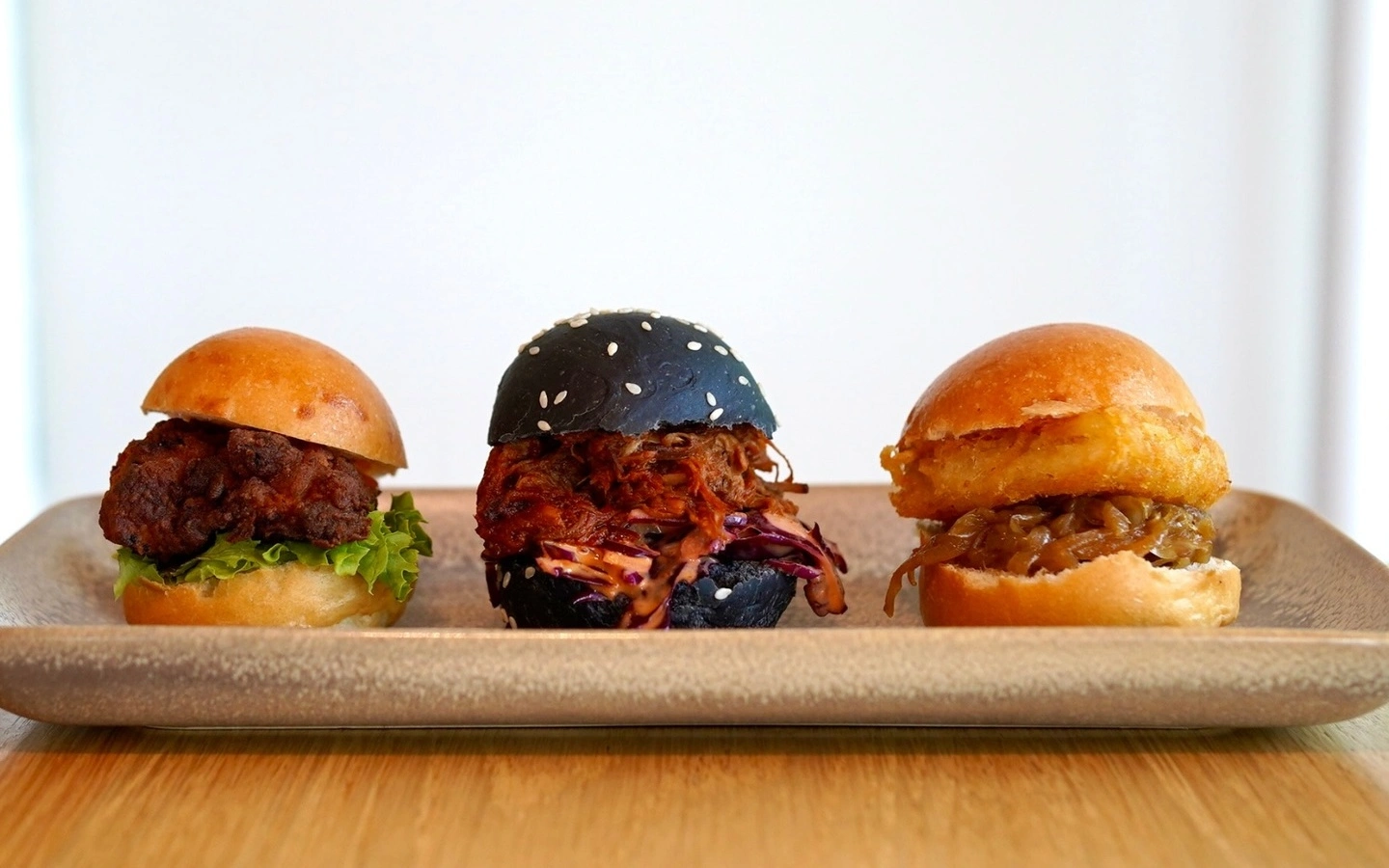 Lost Sheep Cafe slider burgers for catering